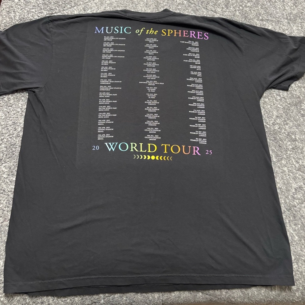 Coldplay Toronto Exclusive T-Shirt - Picture 5 of 5